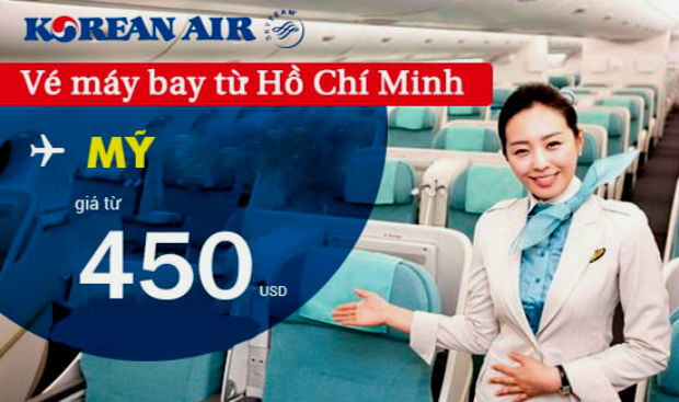 Bừng tỉnh với loạt vé khuyến mãi Korean Air đi Mỹ khứ hồi từ 450 USD