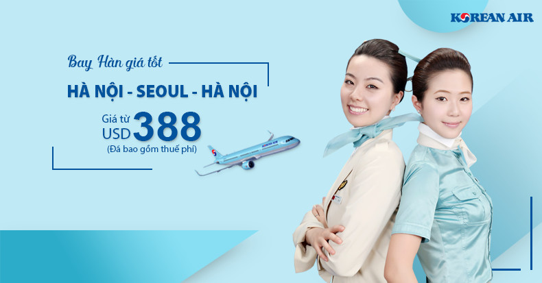 Vé máy bay Seoul Hà Nội